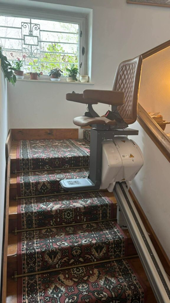 Telepített UP lépcsőlift Budapesten, az I. kerületben