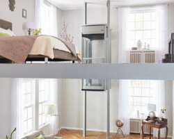 Stiltz homelift trio kétszintes családi házban